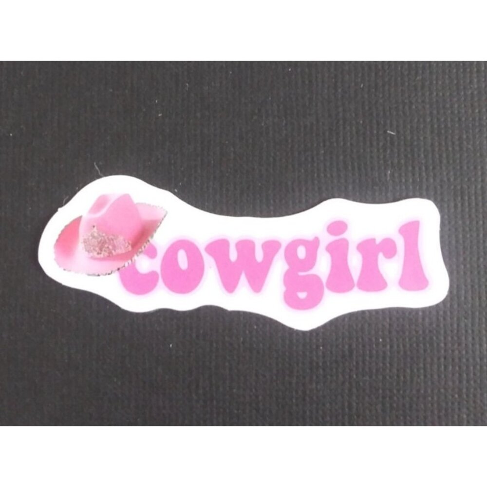 10/$10 Cowgirl Western Cowgirl Sticker 1" x 2.38" (AV)